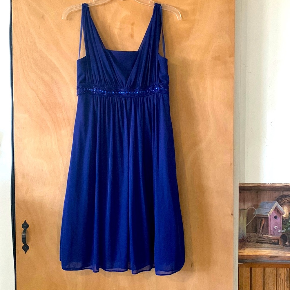 Blue babydoll dress